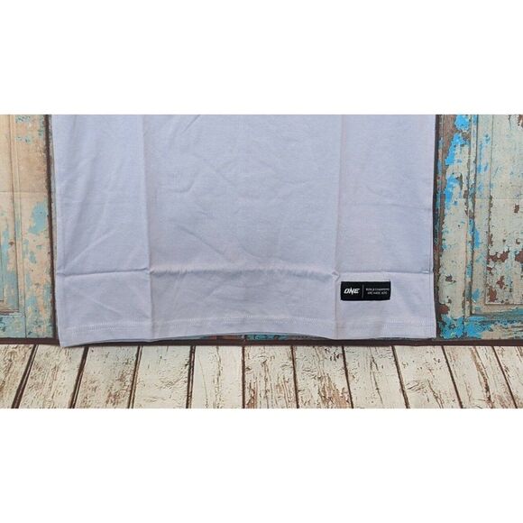 One Official Merchandise Mens Size Medium Light Blue Embroidered Logo T-Shirt - Picture 4 of 7
